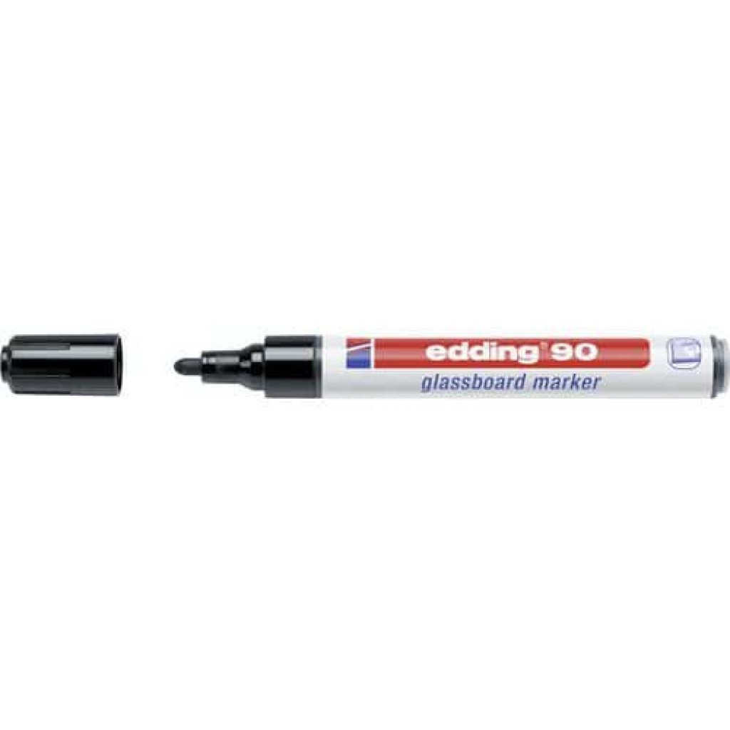 (obrázek pro) Popisovač na sklo Edding 90, černý