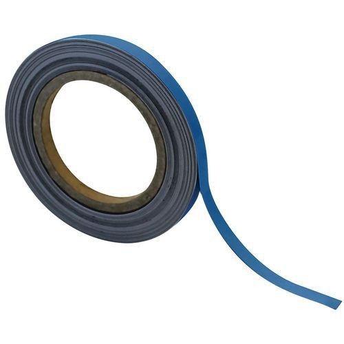 (obrázek pro) Magnetická páska na regály Manutan Expert, 10 m, modrá, šířka 10 mm