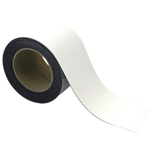 (obrázek pro) Magnetická páska na regály Manutan Expert, 10 m, bílá, šířka 80 mm