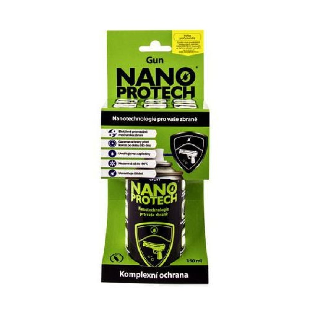(obrázek pro) Čisticí mazací a konzervační roztok NANOPROTECH Gun 150 ml