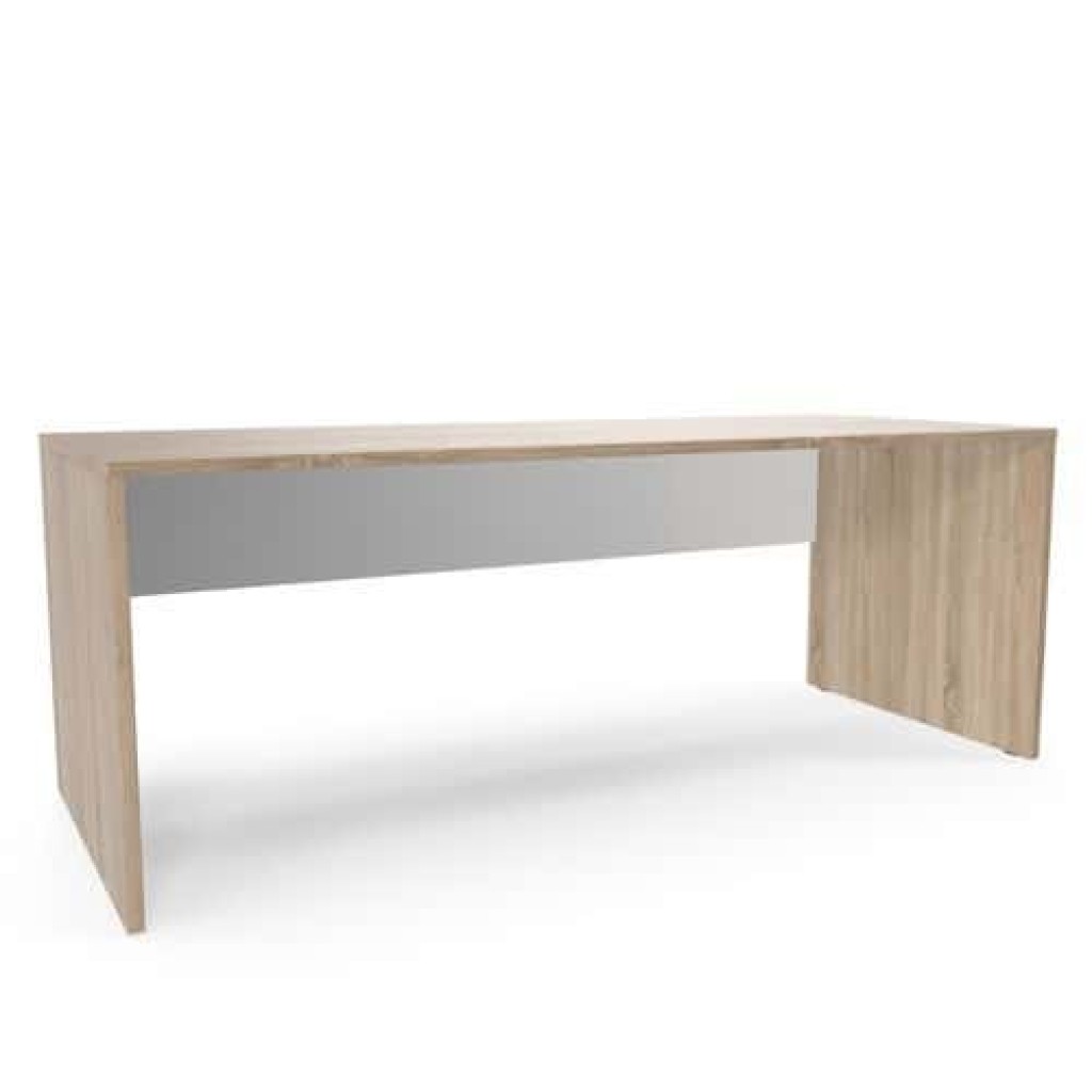 (obrázek pro) Kancelářský stůl Viva, 200 x 80 x 75 cm, rovné provedení, dub sonoma/bílý