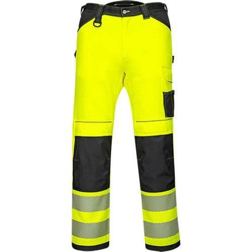 (obrázek pro) Reflexní kalhoty PW3 Hi-Vis, černé/žluté, vel. 48