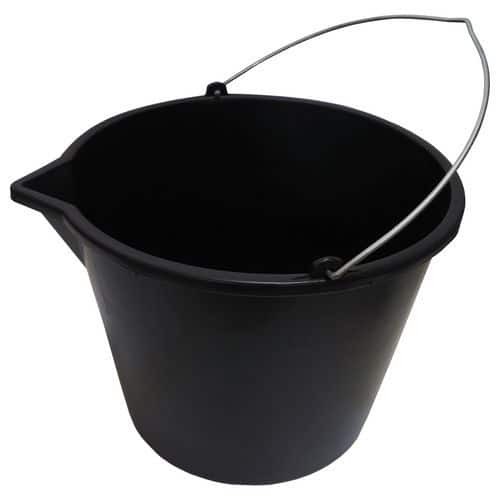 (obrázek pro) TOPTRADE vědro zednické, plastové, s nálevkou, 16 l