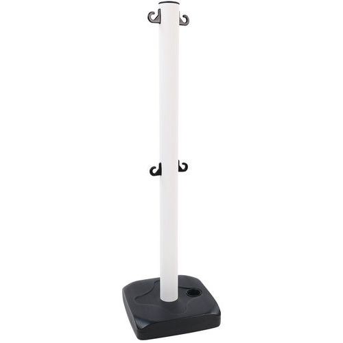 (obrázek pro) Plastový zahrazovací sloupek Manutan Expert, výška 90 cm, bílý
