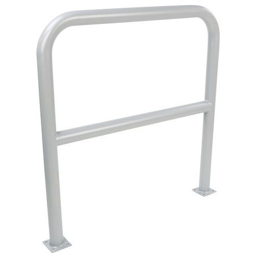 (obrázek pro) Kovová zábrana Manutan Expert, délka 100 cm, průměr 59 mm, šedá