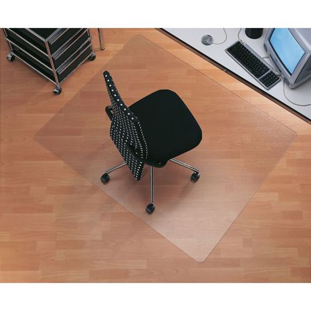 (obrázek pro) Ochranná podložka pod židli Duragrip na tvrdé podlahy, PET/PUR, 130 x 120 cm