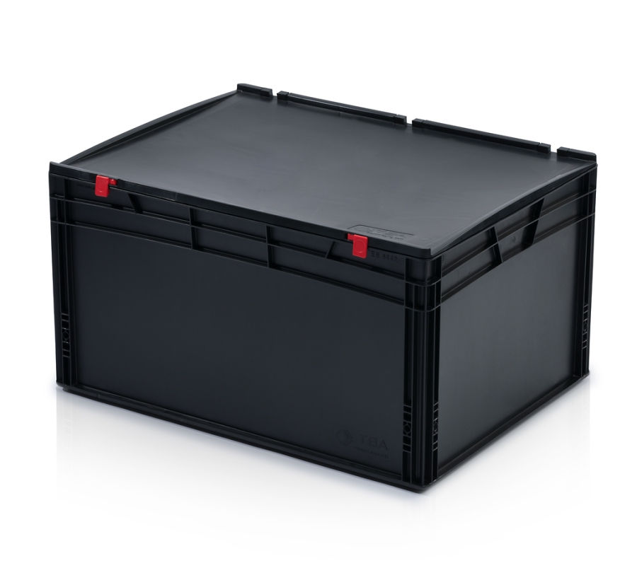 (obrázek pro) Přepravka ESD EURO s víkem 80x60x43,5