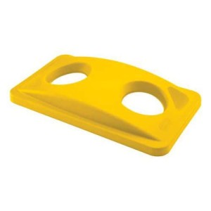 (obrázek pro) Víko na odpadkové koše Rubbermaid Slim Jim, 60 a 87 l, žluté