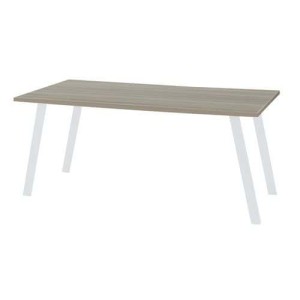 (obrázek pro) Kancelářský stůl Viva Standard, 140 x 80 x 75 cm, rovné provedení, podnoží bílé, dub oyster