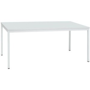 (obrázek pro) Jídelní stůl Manutan Expert Dino se světle šedým podnožím RAL 7035, 180 x 80 x 74,5 cm, světle šedý