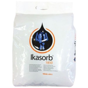 (obrázek pro) Sypký sorbent Ikasorb 1850, sorpční kapacita 10,5 l, balení 10 kg