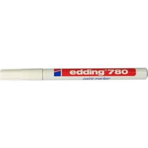 (obrázek pro) Průmyslový lakový popisovač Edding 780, balení 10 ks, bílý