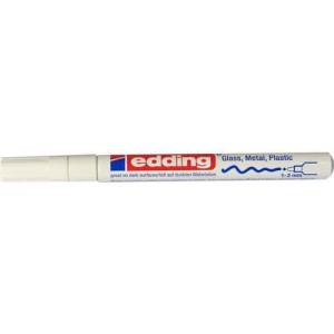 (obrázek pro) Průmyslový lakový popisovač Edding 751, balení 10 ks, bílý