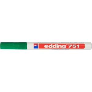 (obrázek pro) Průmyslový lakový popisovač Edding 751, balení 10 ks, zelený