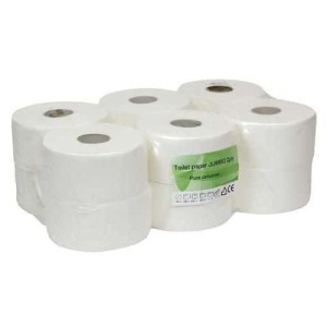 (obrázek pro) Toaletní papír Thin 2vrstvý, 19 cm, 120 m, bílý, 12 rolí