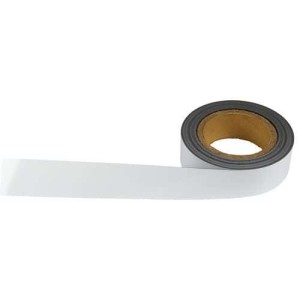 (obrázek pro) Magnetická páska na regály Manutan Expert, 10 m, bílá, šířka 40 mm