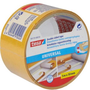 (obrázek pro) Oboustranná univerzální páska, transparentní, 5 m