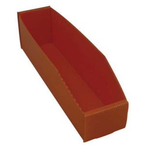 (obrázek pro) Plastový box PP, 10,5 x 9 x 38 cm, oranžový