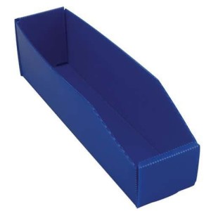 (obrázek pro) Plastový box PP, 10,5 x 9 x 38 cm, modrý