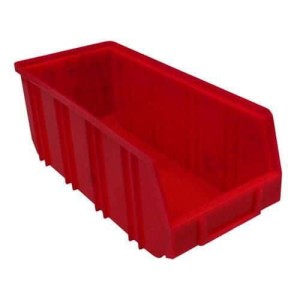 (obrázek pro) Plastový box Manutan Expert 12,5 x 14,5 x 33,5 cm, červený