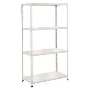 (obrázek pro) Kovový regál Rapid 2, 160 x 152,5 x 36,5 cm, 120 kg/police, 4 laminované police, pozink