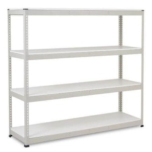 (obrázek pro) Kovový regál Rapid 1, 198 x 213,4 x 61 cm, 580 kg/police, 4 laminované police, pozink