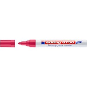 (obrázek pro) Průmyslový lakový popisovač Edding 8750, balení 10 ks, červený