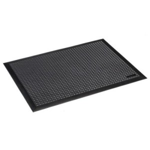 (obrázek pro) Protiúnavová rohož Skystep™ s bublinkovým povrchem, černá, 60 x 90 x 1,3 cm
