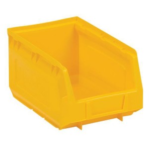(obrázek pro) Plastový box Manutan Expert 12,5 x 14,5 x 24 cm, žlutý