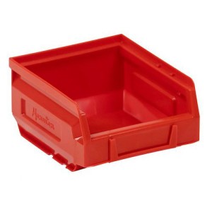 (obrázek pro) Plastový box Manutan Expert 6,2 x 10,3 x 12 cm, červený