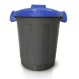 (obrázek pro) Plastový kontejner Carlson na tříděný odpad, objem 25 l, šedý/modrý