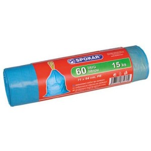 (obrázek pro) Pytle na odpad, 60 l, 15 ks