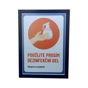 (obrázek pro) Informační rámeček Pocket A4, magnetický, modrý