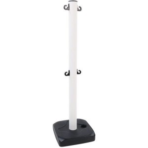 (obrázek pro) Plastový zahrazovací sloupek Manutan Expert, výška 90 cm, bílý