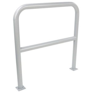 (obrázek pro) Kovová zábrana Manutan Expert, délka 100 cm, průměr 59 mm, šedá