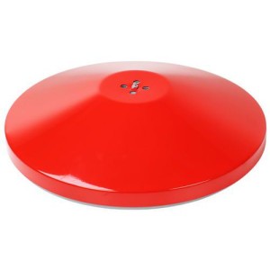 (obrázek pro) Základna pro zahrazovací sloupky Marty, 36 cm, červená