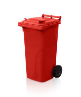 (obrázek pro) Popelnice 120 l červená
